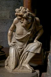 Die Kanzel in der Kirche Sant